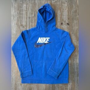Boys Blue Nike Hoodie size XL
